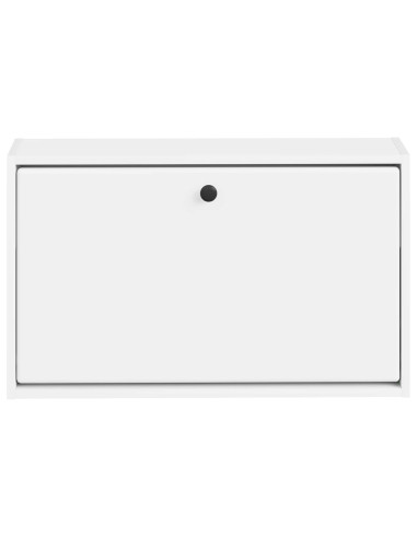 Mobiletto per Scarpe da Muro BREDA 71 x 17 x 43 cm Bianco
