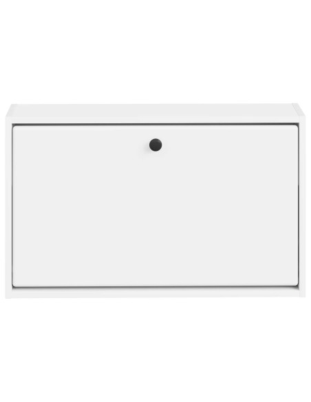 Mobiletto per Scarpe da Muro BREDA 71 x 17 x 43 cm Bianco