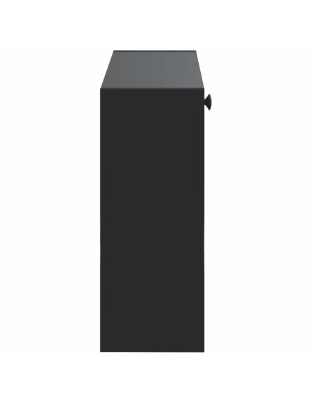 Mobiletto per Scarpe da Muro BREDA 71 x 17 x 43 cm Nero