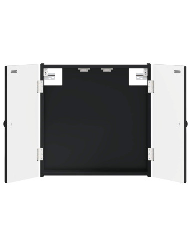 Armadio per Dartboard EDE Nero 52,5 x 10,5 x 53,5 cm