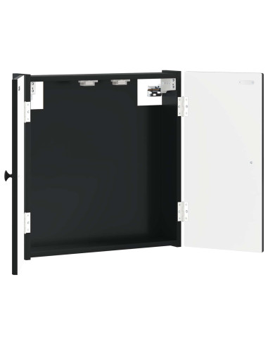 Armadio per Dartboard EDE Nero 52,5 x 10,5 x 53,5 cm