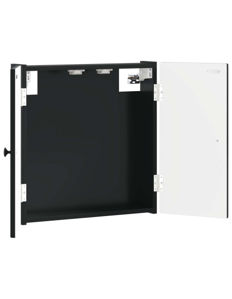 Armadio per Dartboard EDE Nero 52,5 x 10,5 x 53,5 cm