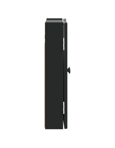 Armadio per Dartboard EDE Nero 52,5 x 10,5 x 53,5 cm