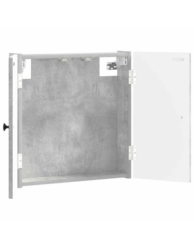 Armadio per Dartboard EDE Grigio Cemento 52,5 x 10,5 x 53,5 cm