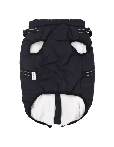 Cappotto Cani Imbracatura Impermeabile Riflettente Blu Navy L68