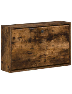 Mobiletto per Scarpe da Muro BREDA 71 x 17 x 43 cm Rovere Fumo