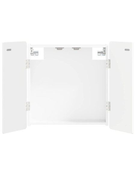 Armadio per Dartboard ZWOLLE Bianco Lucido Legno ingegnerizzato