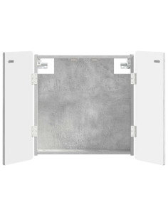 Armadio per Dartboard ZWOLLE Grigio Cemento