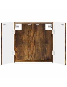 Armadio per Dartboard ALKMAAR Rovere Fumo 52,5 x 10,5 x 53,5 cm