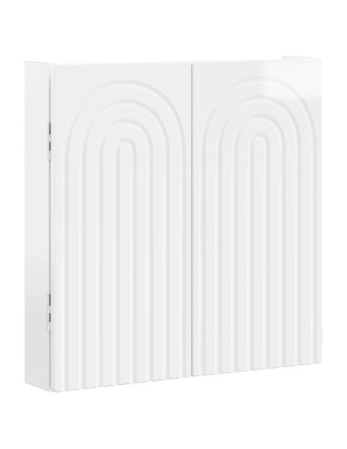 Armadio per Dartboard ALKMAAR Bianco Lucido