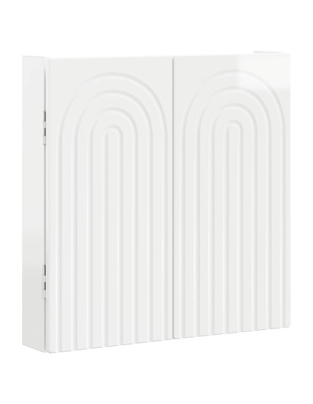 Armadio per Dartboard ALKMAAR Bianco Lucido