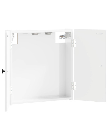 Armadio per Dartboard EDE Bianco Lucido 52,5 x 10,5 x 53,5 cm
