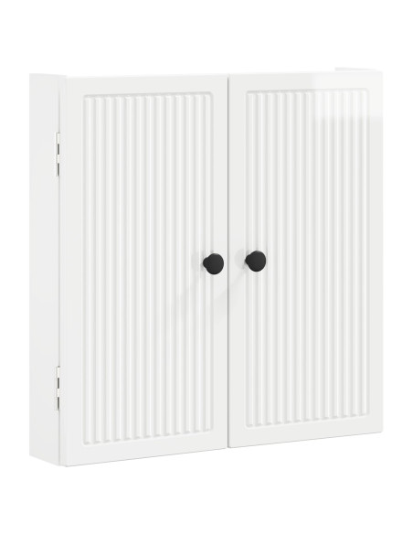 Armadio per Dartboard EDE Bianco Lucido 52,5 x 10,5 x 53,5 cm