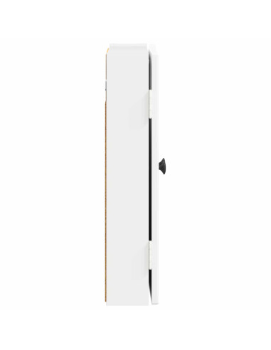Armadio per Dartboard EDE Bianco Lucido 52,5 x 10,5 x 53,5 cm