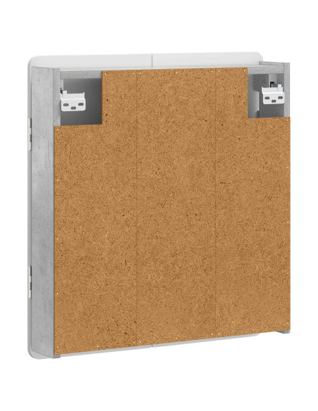 Armadio per Dartboard ZWOLLE Grigio Cemento