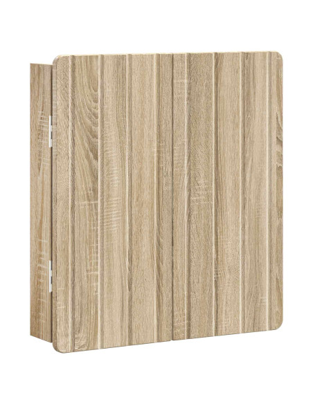 Armadio per Dartboard ZWOLLE Rovere Sonoma Legno ingegnerizzato