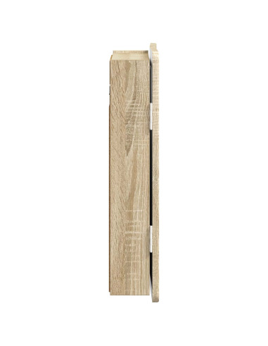 Armadio per Dartboard ZWOLLE Rovere Sonoma Legno ingegnerizzato