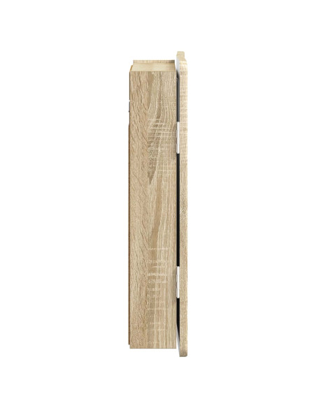 Armadio per Dartboard ZWOLLE Rovere Sonoma Legno ingegnerizzato