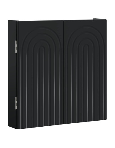 Armadio per Dartboard ALKMAAR Nero 52,5 x 10,5 x 53,5 cm