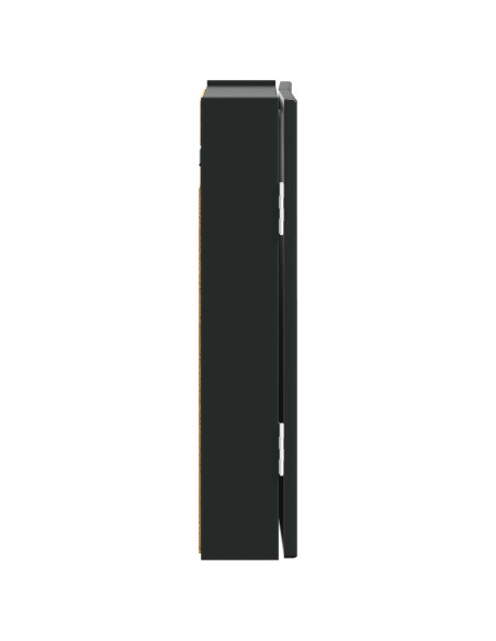 Armadio per Dartboard ALKMAAR Nero 52,5 x 10,5 x 53,5 cm