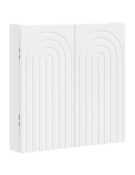 Armadio per Dartboard ALKMAAR Bianco 52,5 x 10,5 x 53,5 cm