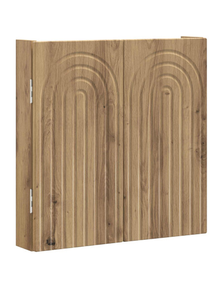 Armadio per Dartboard ALKMAAR Rovere Artigianale
