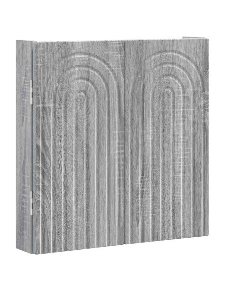 Armadio per Dartboard ALKMAAR Sonoma grigio