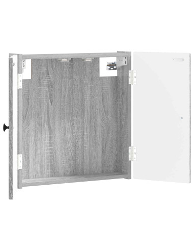 Armadio per Dartboard EDE Sonoma grigio 52,5 x 10,5 x 53,5 cm