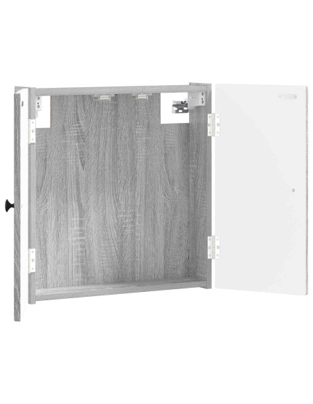 Armadio per Dartboard EDE Sonoma grigio 52,5 x 10,5 x 53,5 cm