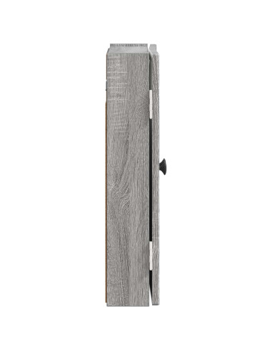 Armadio per Dartboard EDE Sonoma grigio 52,5 x 10,5 x 53,5 cm