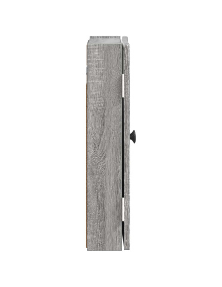 Armadio per Dartboard EDE Sonoma grigio 52,5 x 10,5 x 53,5 cm