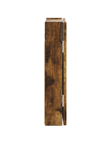 Armadio per Dartboard ALKMAAR Rovere Fumo 52,5 x 10,5 x 53,5 cm
