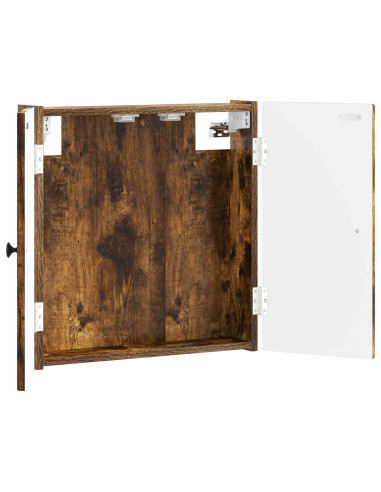 Armadio per Dartboard EDE Rovere Fumo 52,5 x 10,5 x 53,5 cm
