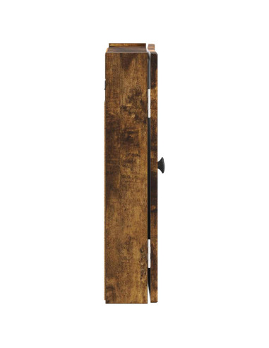 Armadio per Dartboard EDE Rovere Fumo 52,5 x 10,5 x 53,5 cm