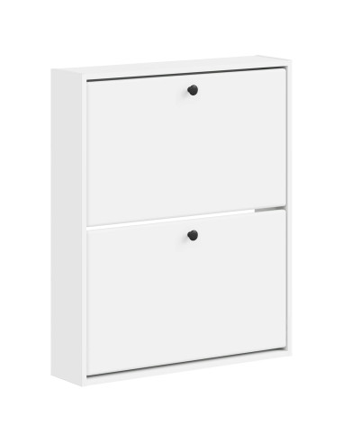 Mobiletto per Scarpe da Muro BREDA 71 x 17 x 86 cm Bianco