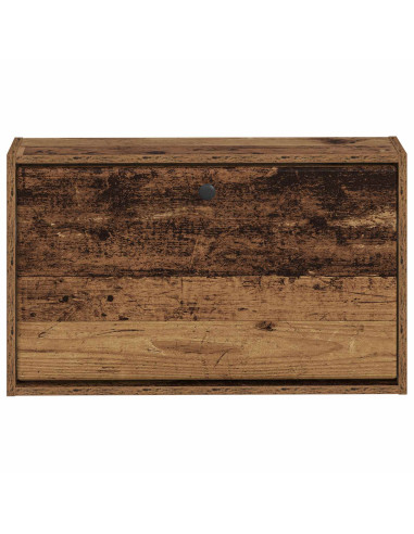 Mobiletto per Scarpe da Muro BREDA 71 x 17 x 43 cm Legno antico