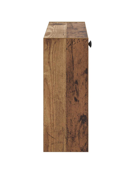 Mobiletto per Scarpe da Muro BREDA 71 x 17 x 43 cm Legno antico