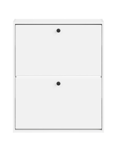 Mobiletto per Scarpe da Muro BREDA 71 x 17 x 86 cm Bianco