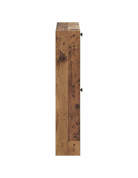 Mobiletto per Scarpe da Muro BREDA 71 x 17 x 86 cm Legno antico