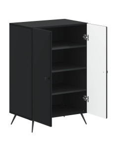 Mobile per scarpe BREDA 59,5 x 39,5 x 90 cm Nero 2