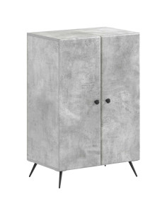 Mobile per scarpe BREDA 59,5 x 39,5 x 90 cm Grigio Cemento