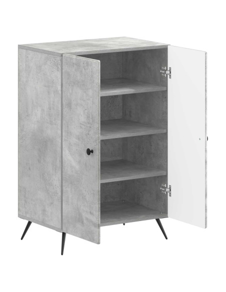 Mobile per scarpe BREDA 59,5 x 39,5 x 90 cm Grigio Cemento