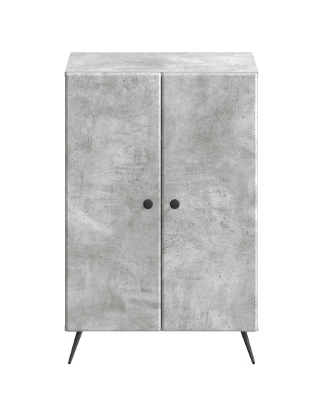 Mobile per scarpe BREDA 59,5 x 39,5 x 90 cm Grigio Cemento