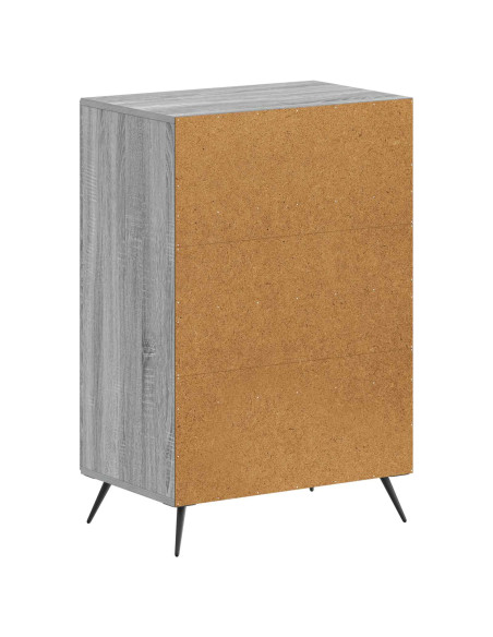 Mobile per scarpe BREDA 59,5 x 39,5 x 90 cm Sonoma grigio