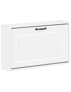 Armadio per Scarpe da Muro UTRECHT 71 x 17 x 43 cm Bianco