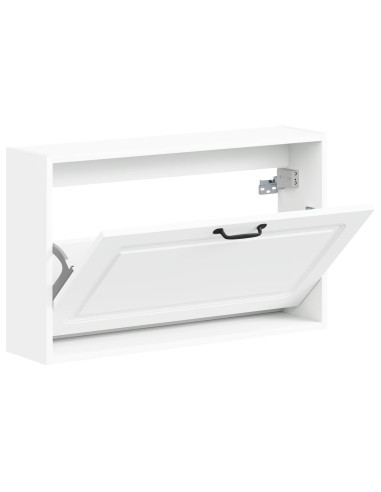 Armadio per Scarpe da Muro UTRECHT 71 x 17 x 43 cm Bianco