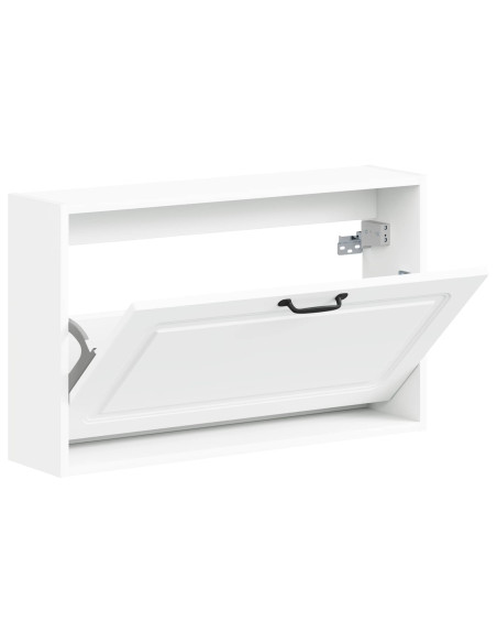 Armadio per Scarpe da Muro UTRECHT 71 x 17 x 43 cm Bianco