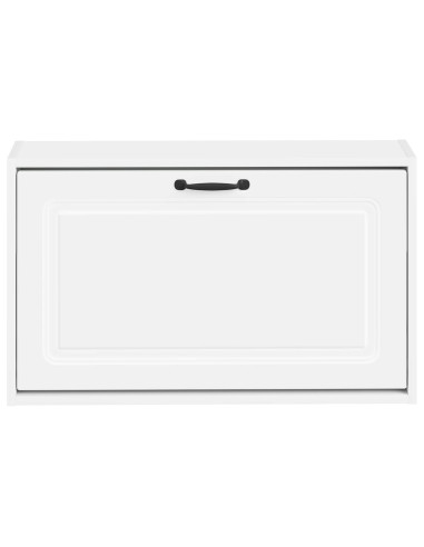 Armadio per Scarpe da Muro UTRECHT 71 x 17 x 43 cm Bianco