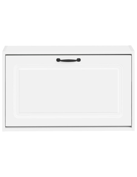 Armadio per Scarpe da Muro UTRECHT 71 x 17 x 43 cm Bianco