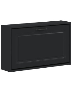 Armadio per Scarpe da Muro UTRECHT 71 x 17 x 43 cm Nero